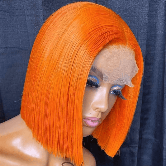 perruque courte orange 8,10 et 12 pouces