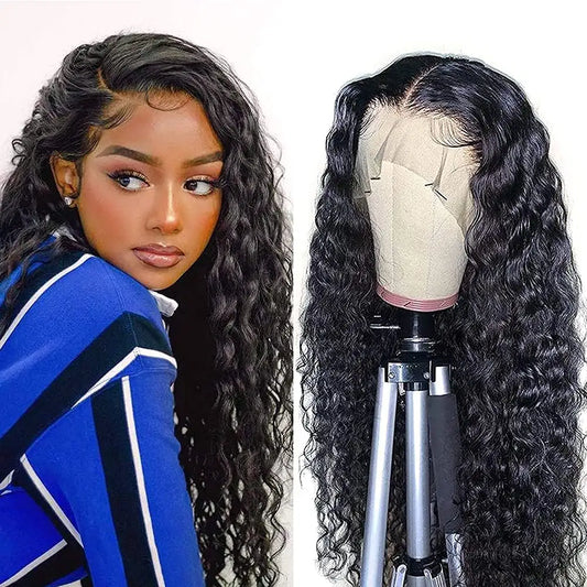 Perruque Curly 🌊 Lace Closure 4*4