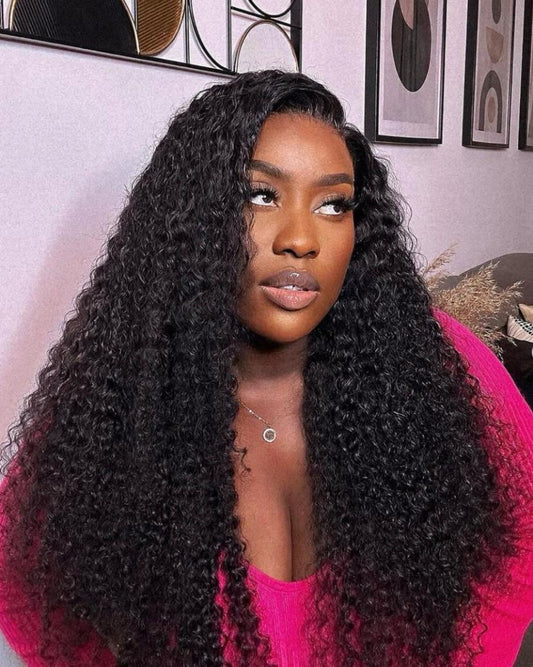 Perruque Curly, Lace Closure 5*5